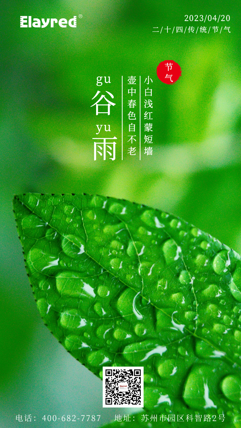 億萊瑞德 | 今日谷雨